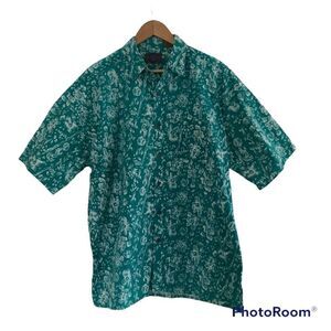 Weeds button down vintage floral print shirt men’s size XL